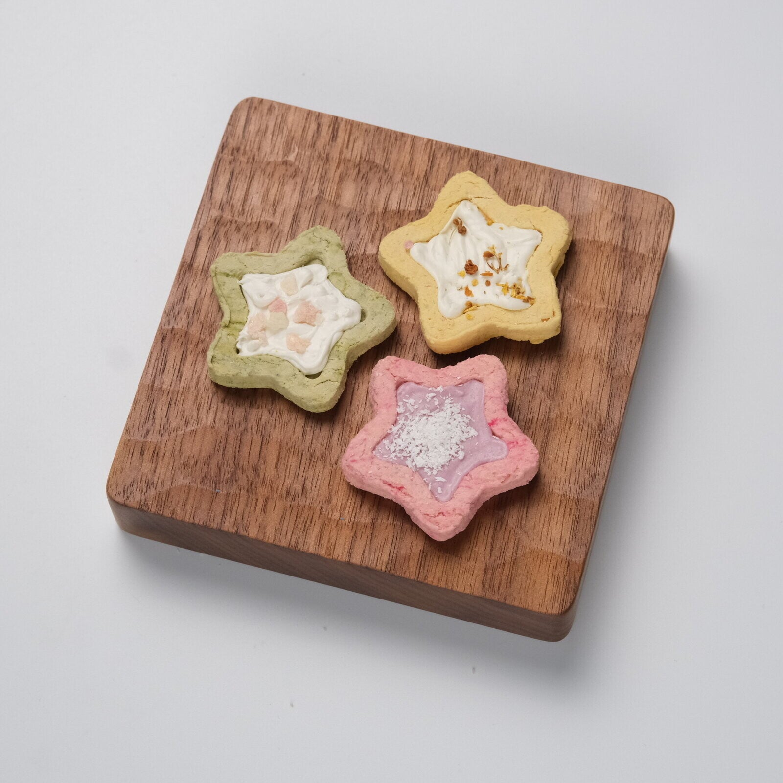 Colorful Star Milk Cookies